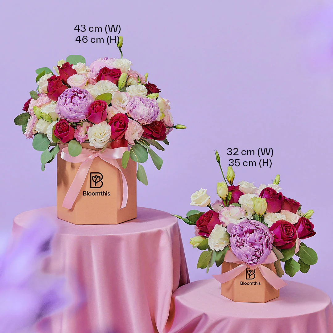 Alyssa Rose & Peony Flower Box - Image 6