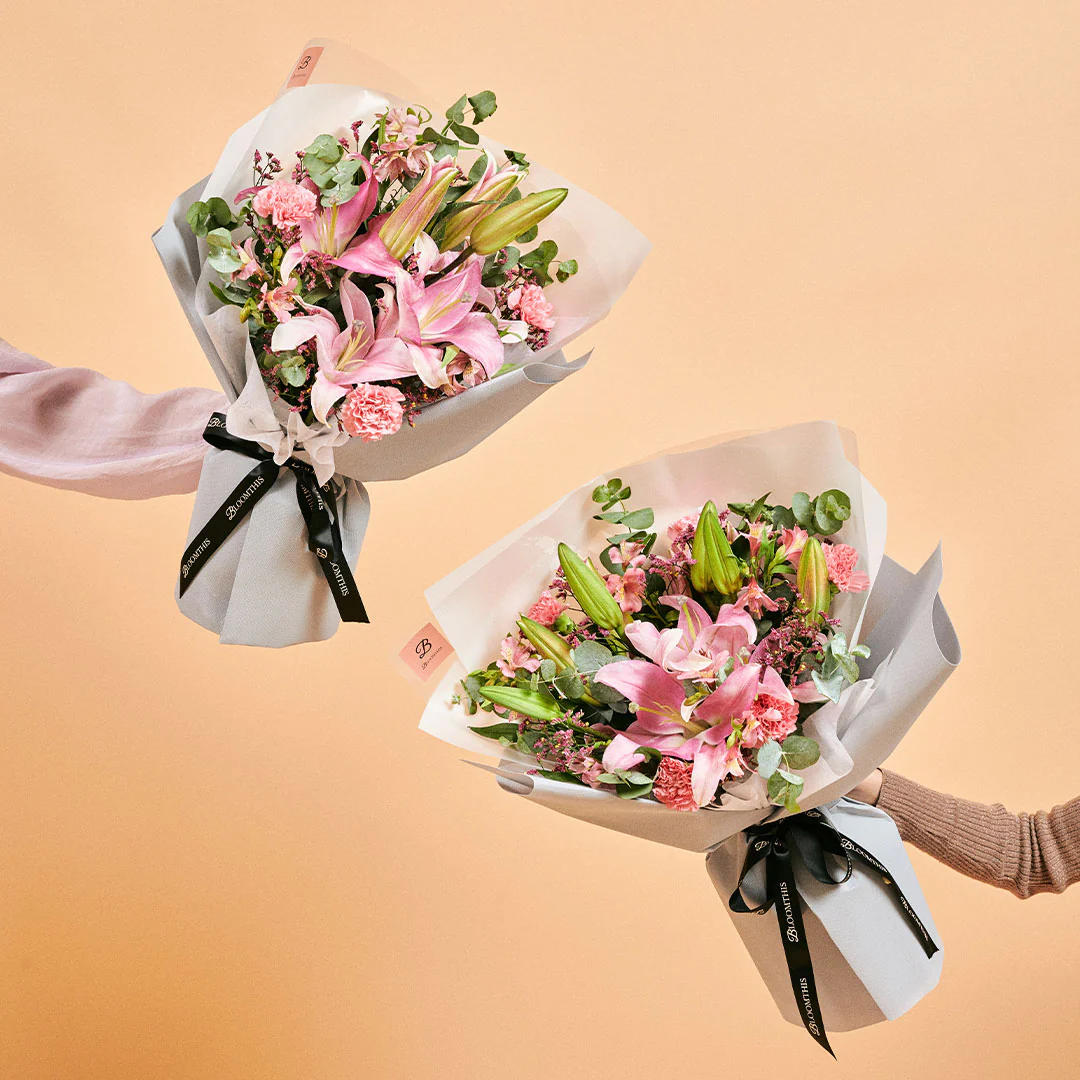 Annabeth Pink Lily Bouquet - Image 7