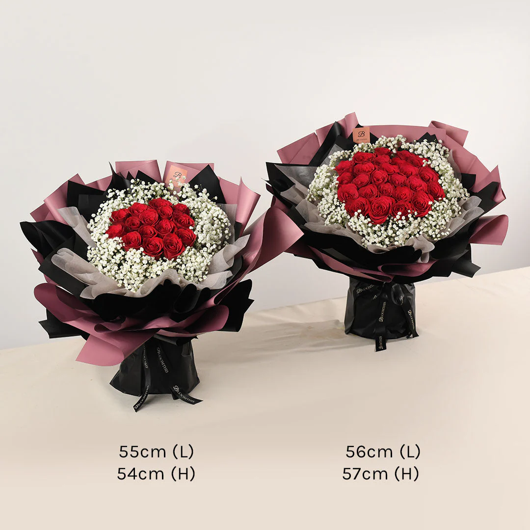 Aphrodite Red Rose Bouquet - Image 9