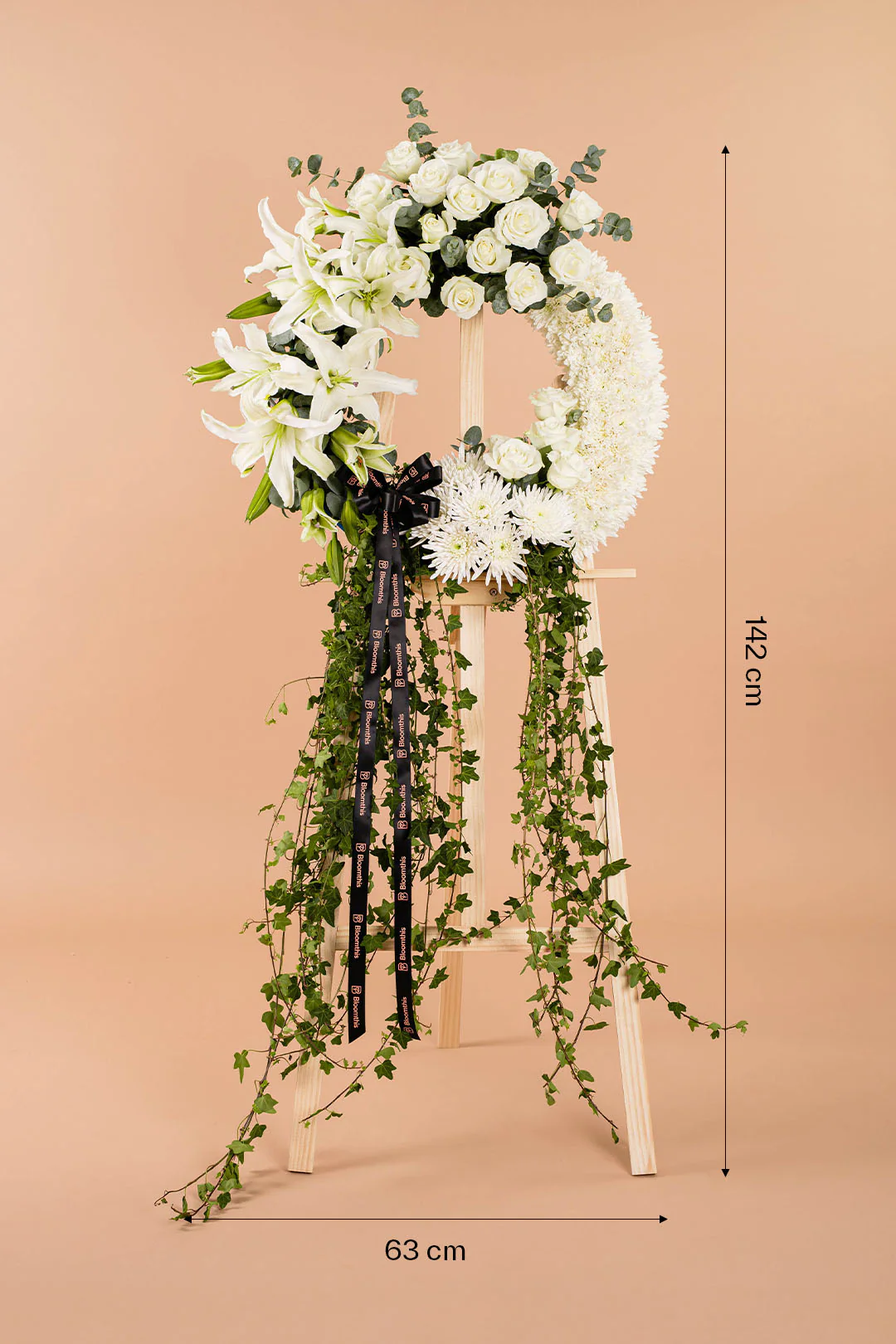 Archangel Condolence Flower Stand - Image 5