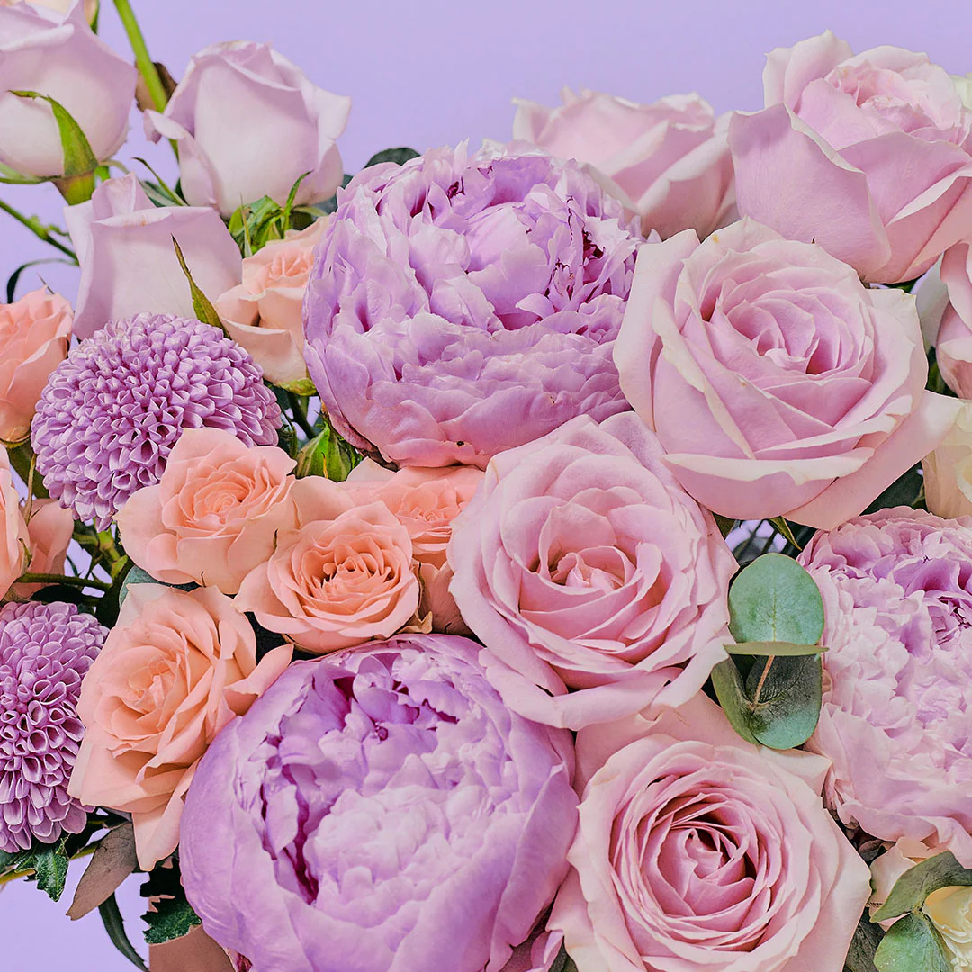 Arianna Pink Peony Flower Box - Image 5