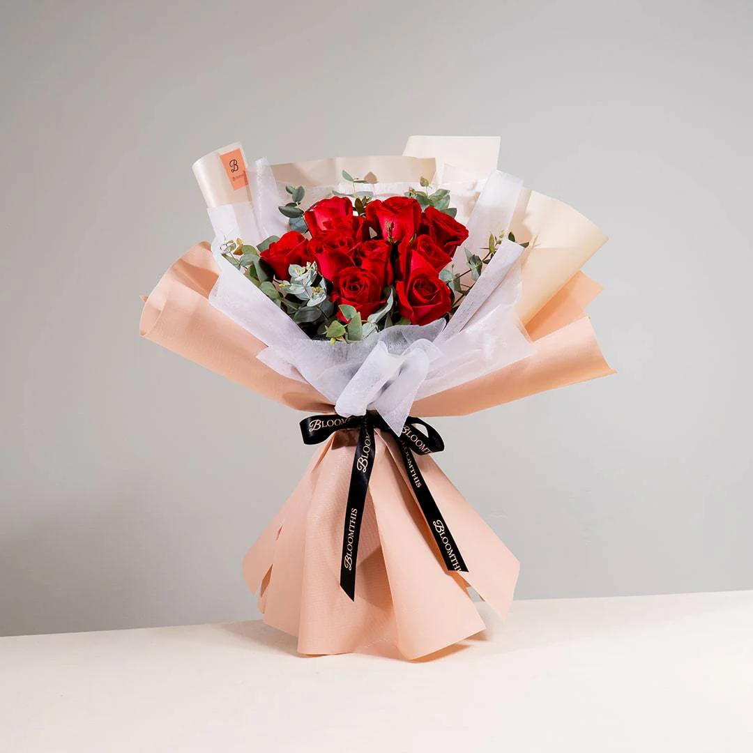 Ashley Red Rose Bouquet (MDV) - Image 6