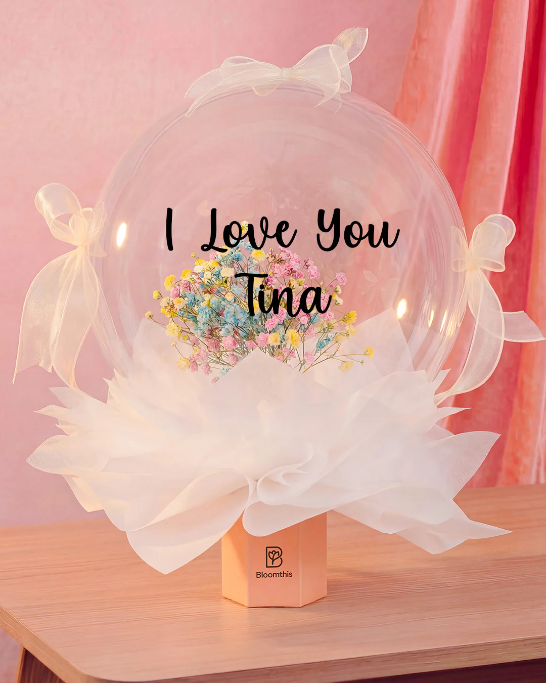 Avalynn Balloon Flower Box