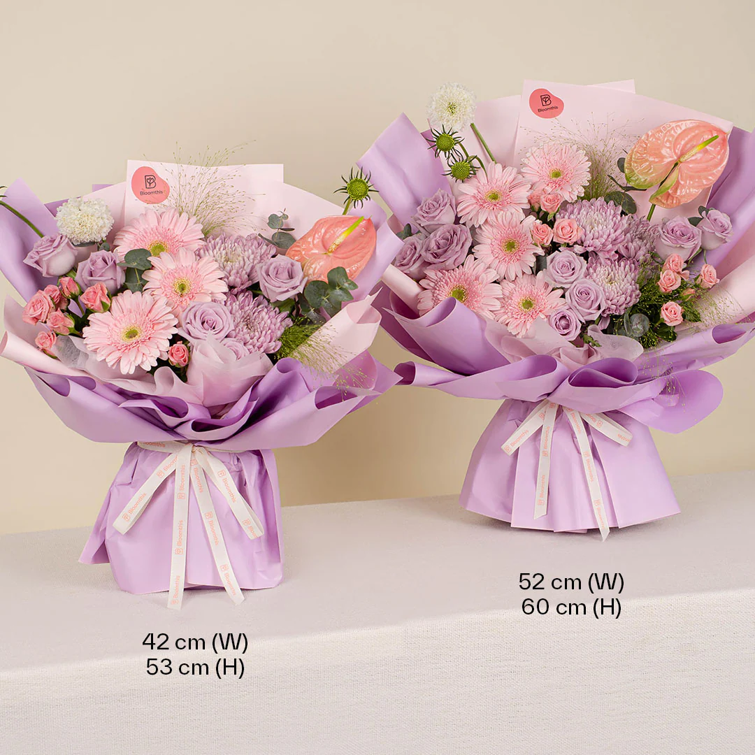 Ayame Pink Gerbera Bouquet - Image 4