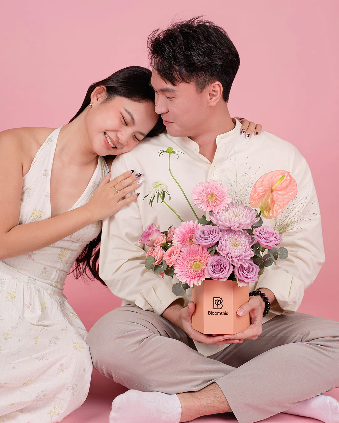 Ayame Pink Gerbera Flower Box - Image 7