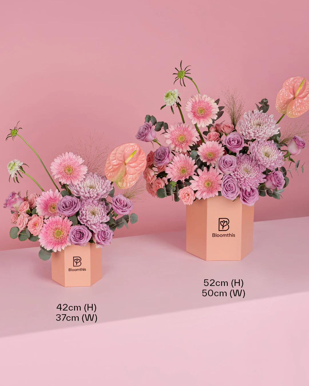 Ayame Pink Gerbera Flower Box - Image 9