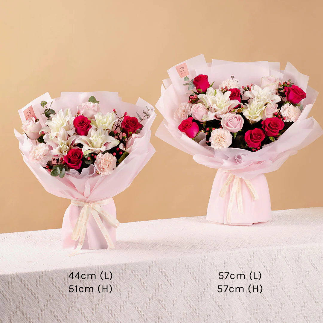 Beatrice Rose Lily Bouquet - Image 8
