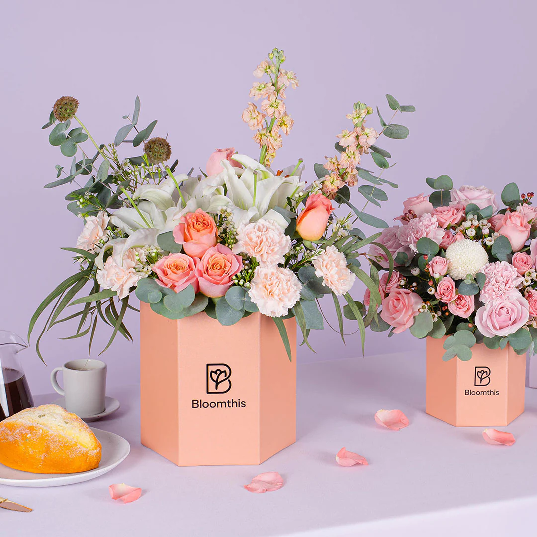 Bernadette White Lily Flower Box - Image 7