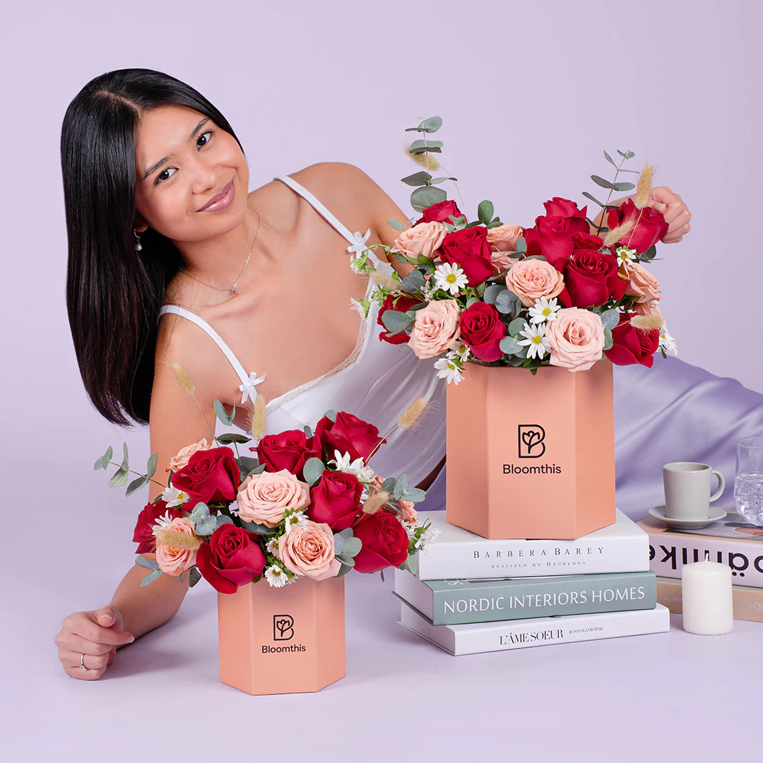 Bethany Red Rose Flower Box - Image 6