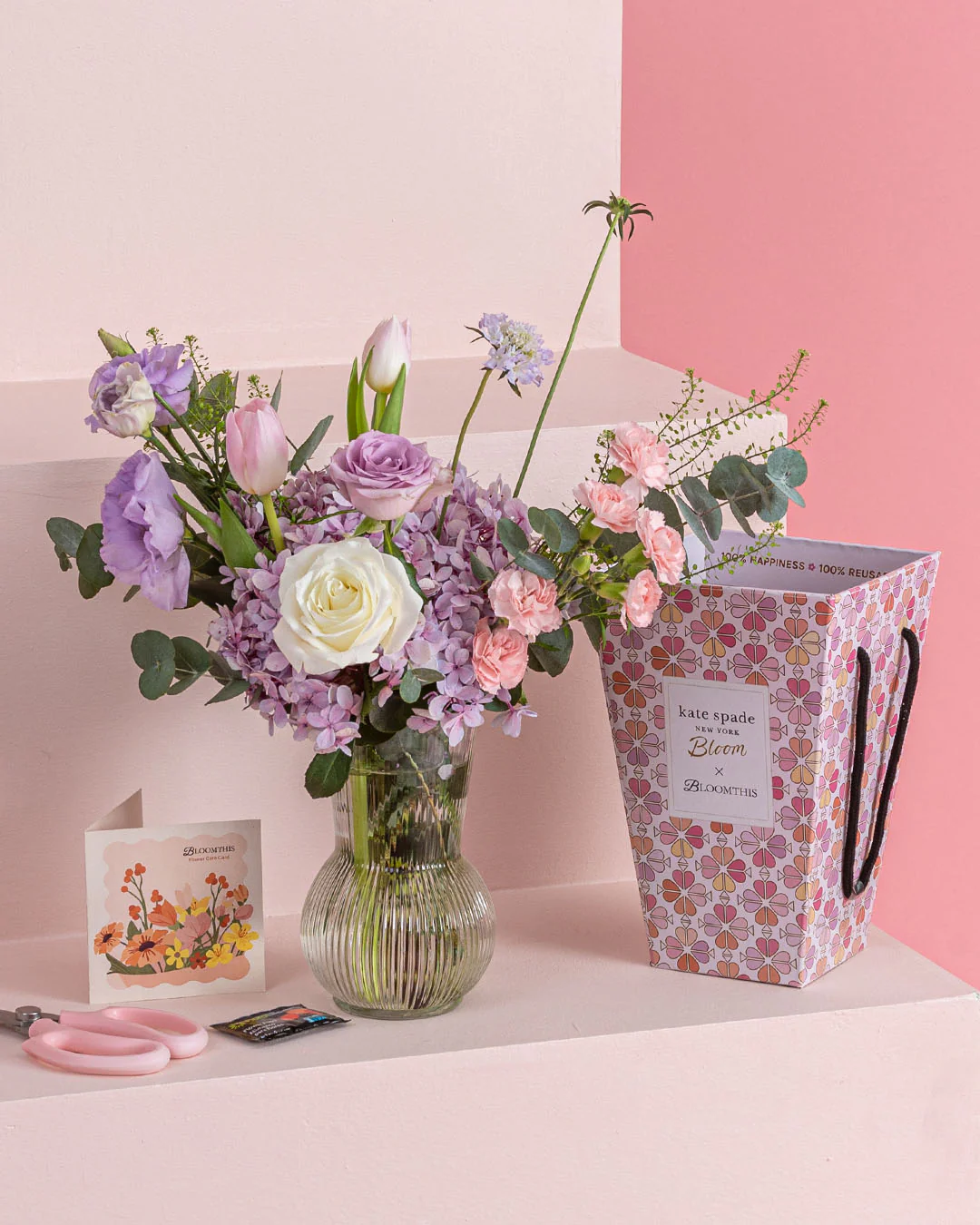 Billie Hydrangea & Rose Kate Spade Bloom Mini BloomBag - Image 3