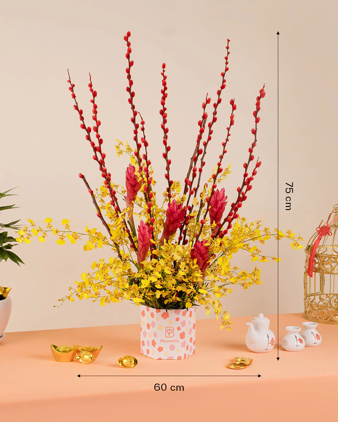 Blossoming Affluence Chinese New Year Flower Box 2026 - Image 5