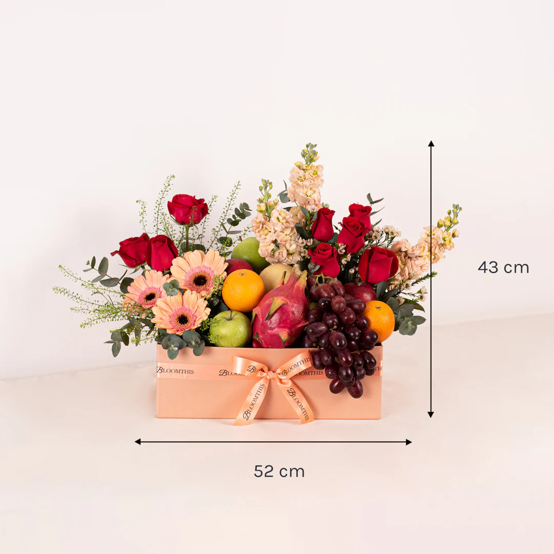 Brianna Flowers & Fruit Basket - Image 5