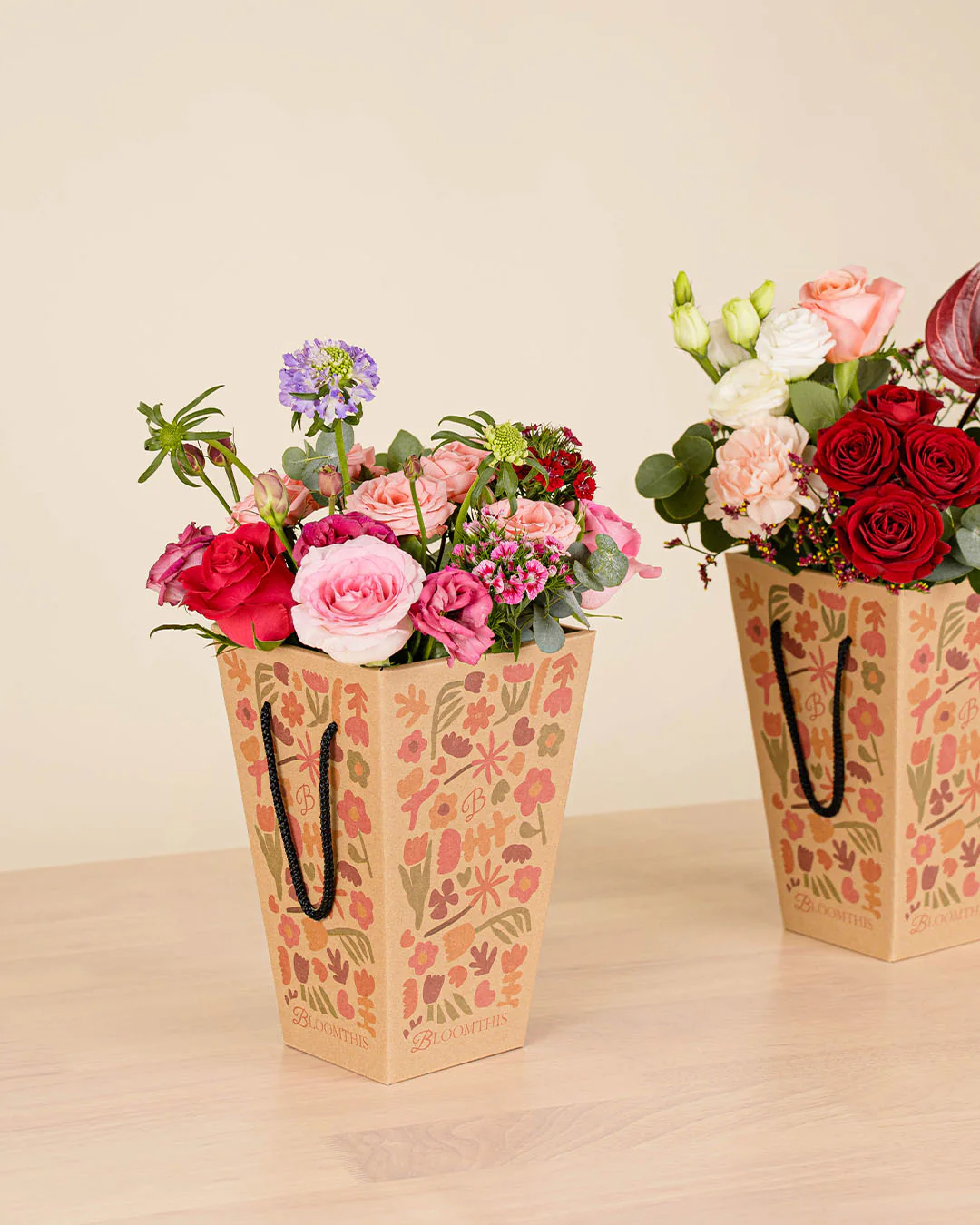 Bridie Rose & Eustoma Mini Bloombag & re:bloom Vase - Image 6