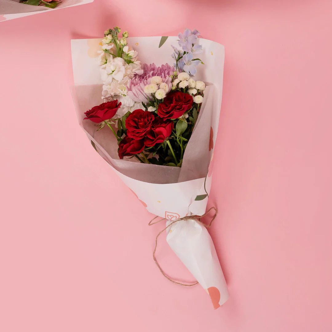 Briley Red Rose Bouquet - Image 3