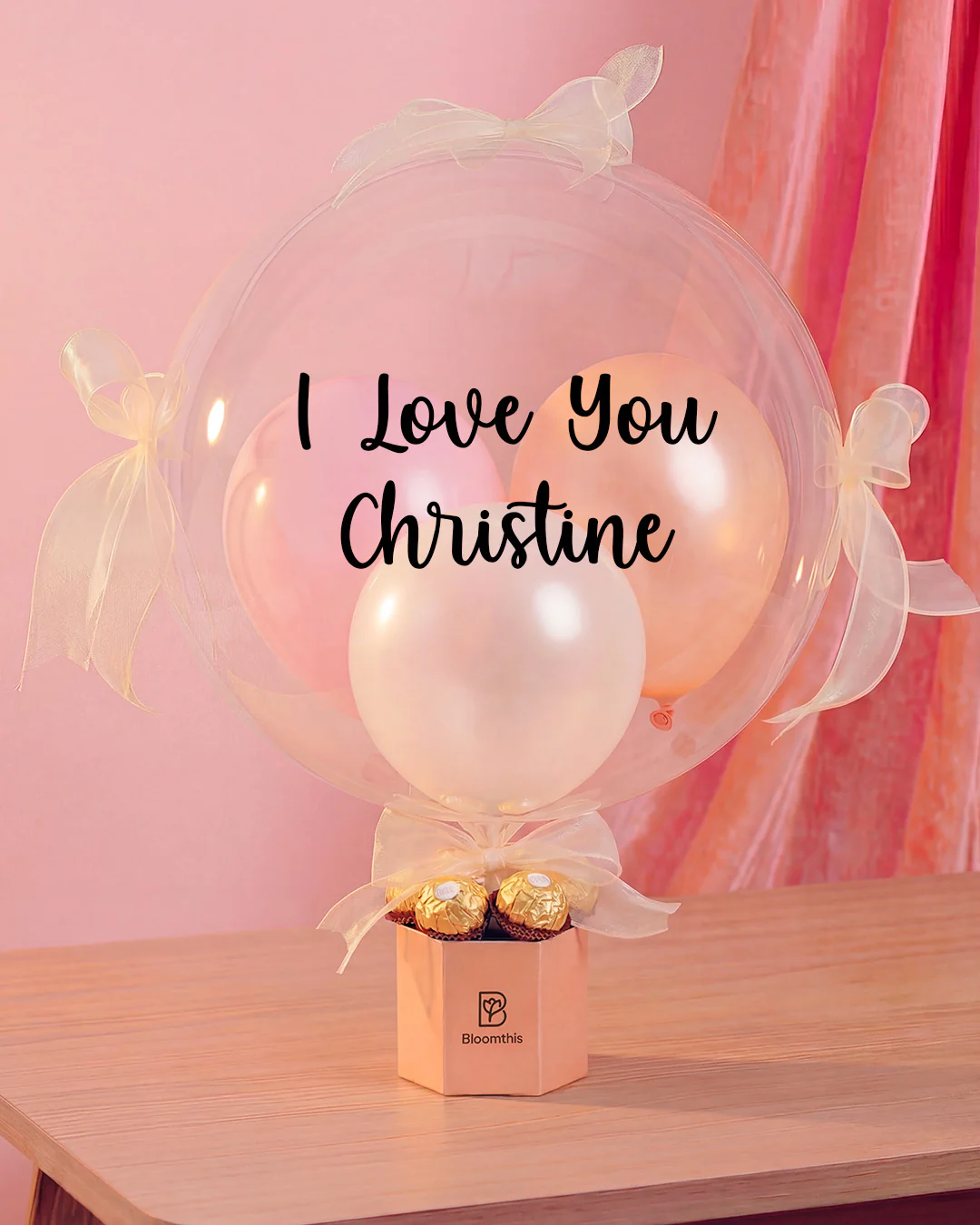 Bubbly Balloon Chocolate Box