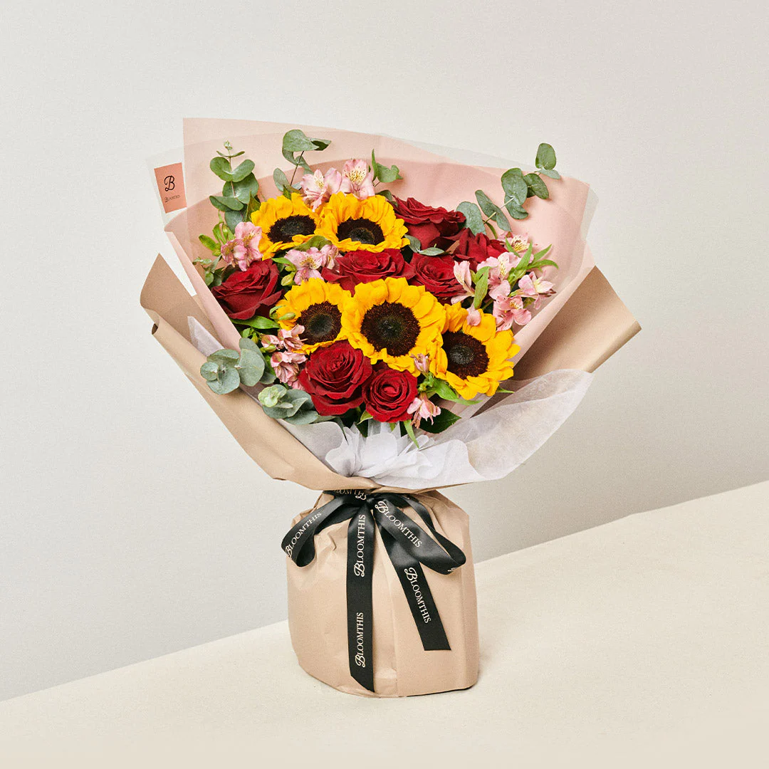 Calypso Sunflower & Rose Mother's Day Bouquet (MD)