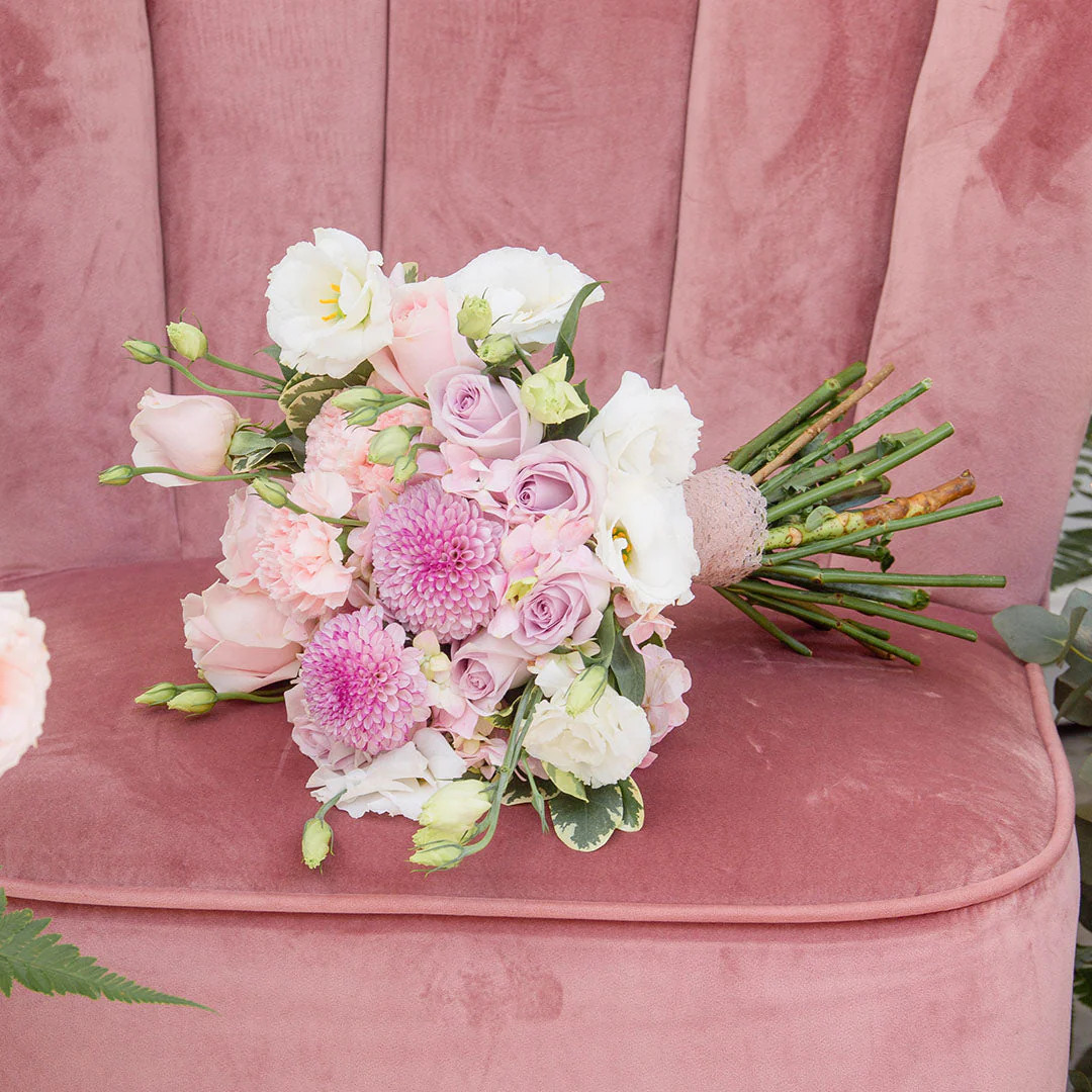Casabella Pink Hydrangea Bridal Bouquet - Image 3