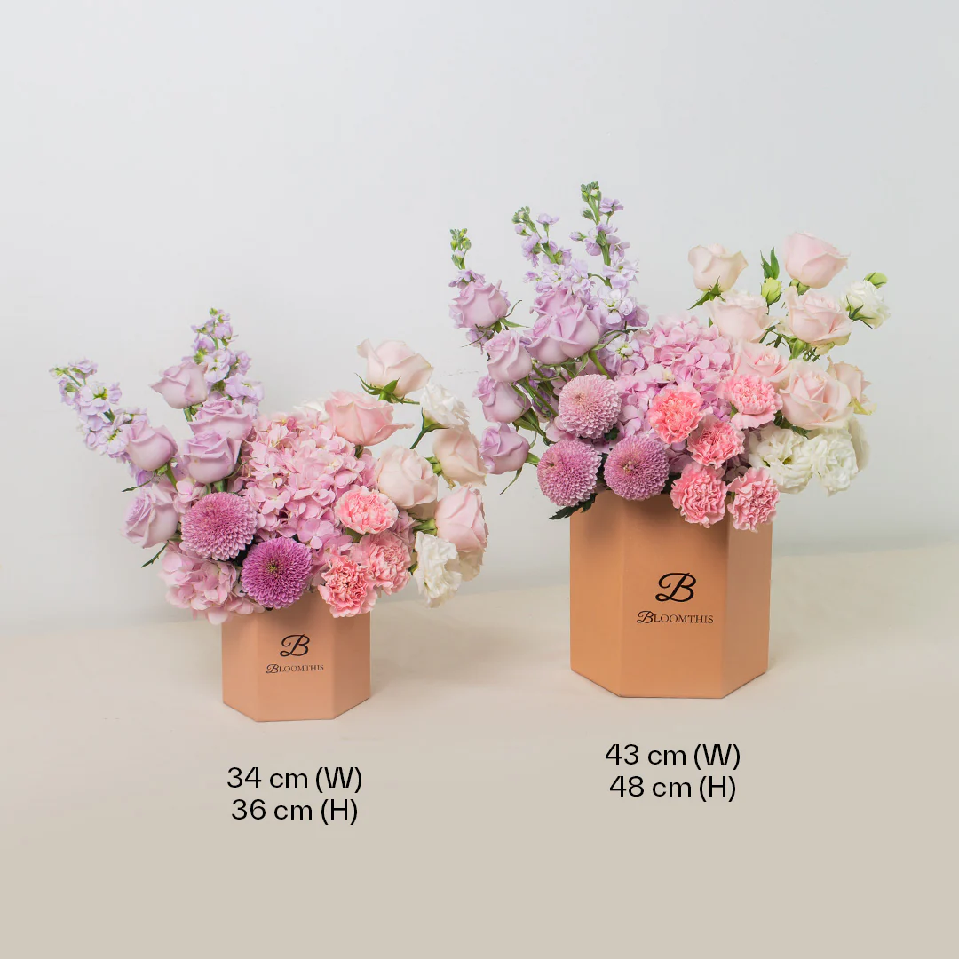 Casabella Pink Hydrangea Flower Box - Image 9