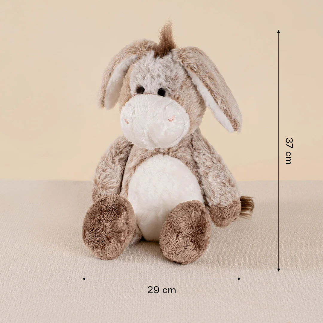 Cassidy Grey Donkey Plushie - Image 4