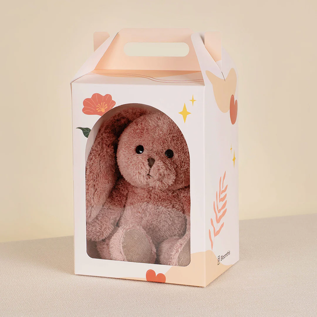Cassidy Pink Bunny Plushie - Image 3