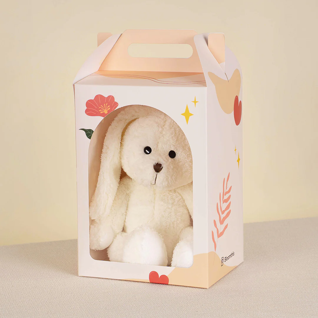 Cassidy White Bunny Plushie - Image 3