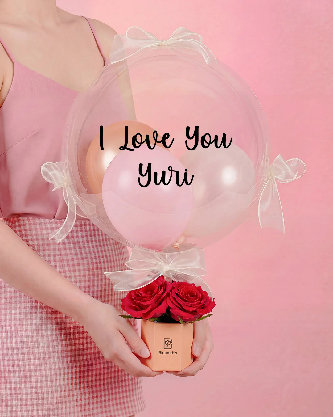 Cheerful Balloon Flower Box - Image 2