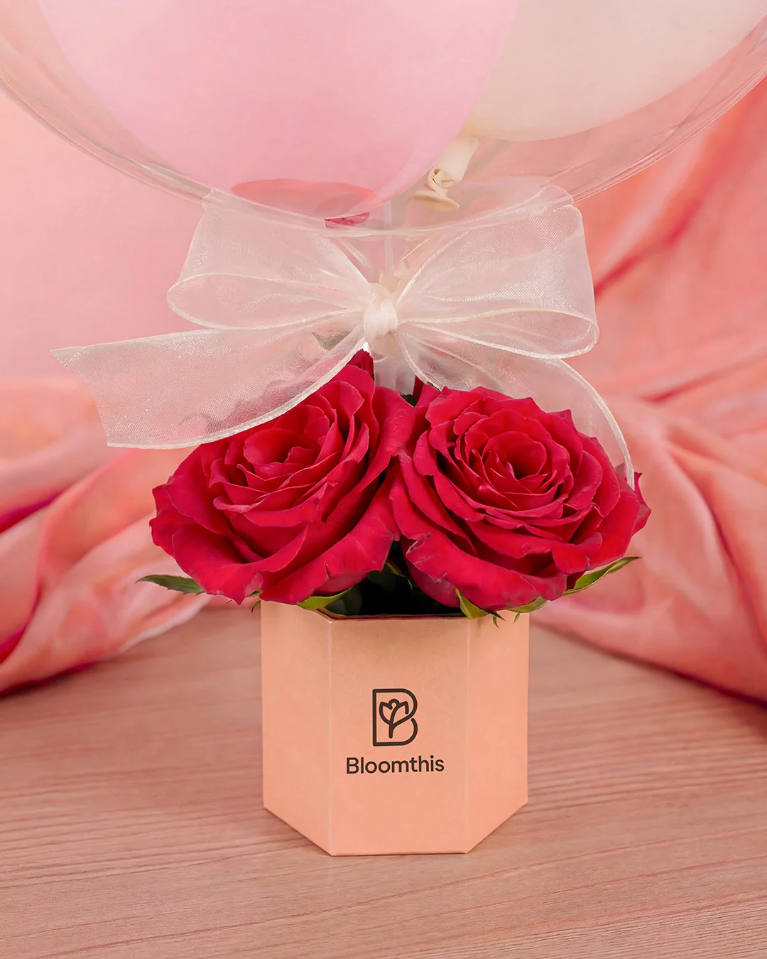 Cheerful Balloon Flower Box - Image 3
