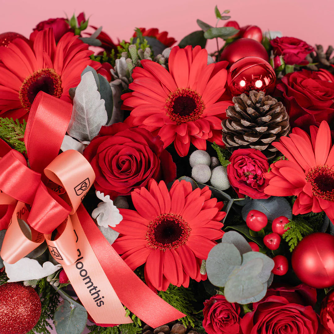 Christie Christmas Table Floral Centrepiece - Image 3