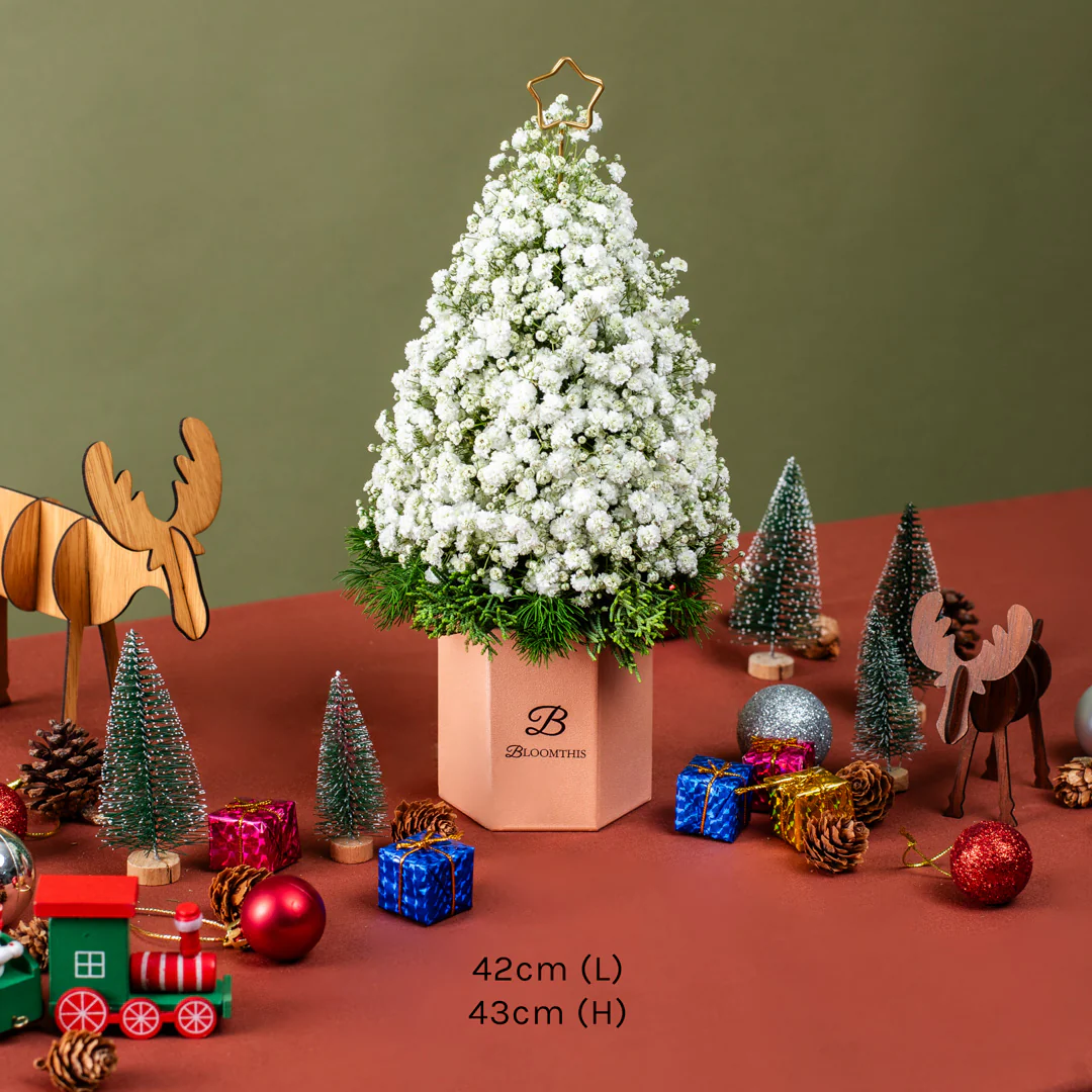 Claire Mini Christmas Tree Flower Box - Image 5