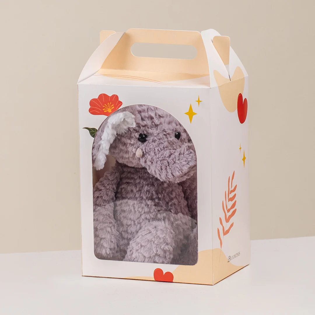 Colleney Grey Elephant Plushie - Image 3