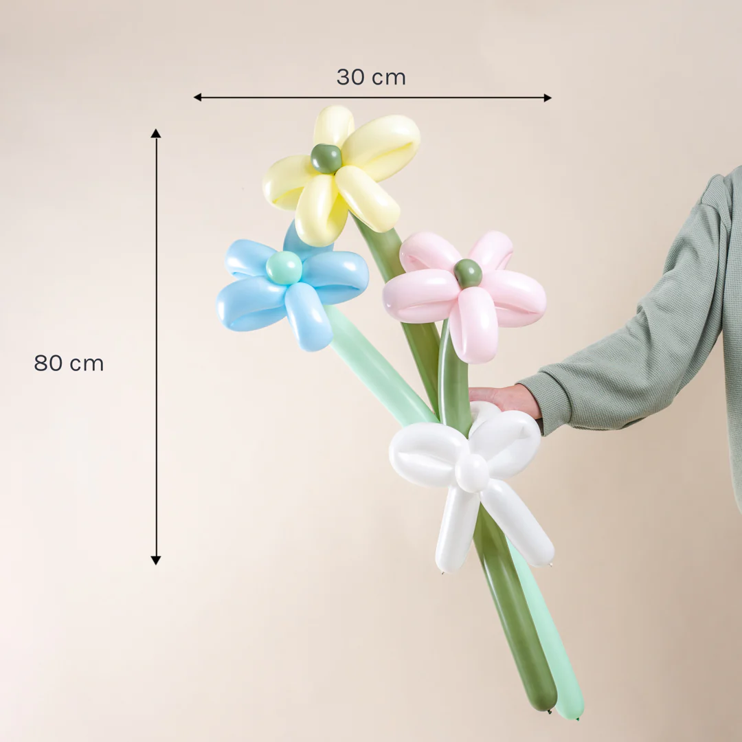 Daisy Balloon Bouquet (3 Stalks) - Image 4