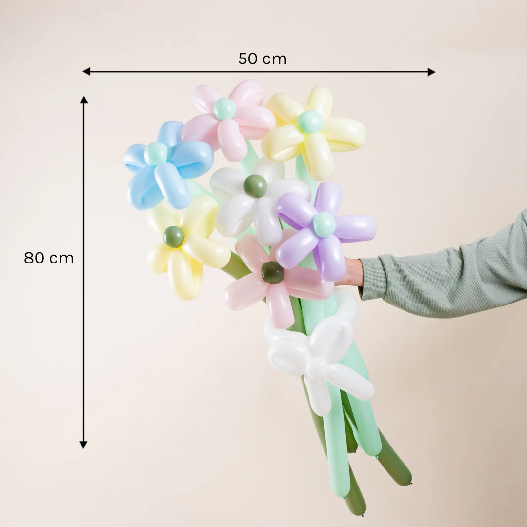 Daisy Balloon Bouquet (7 Stalks) - Image 4