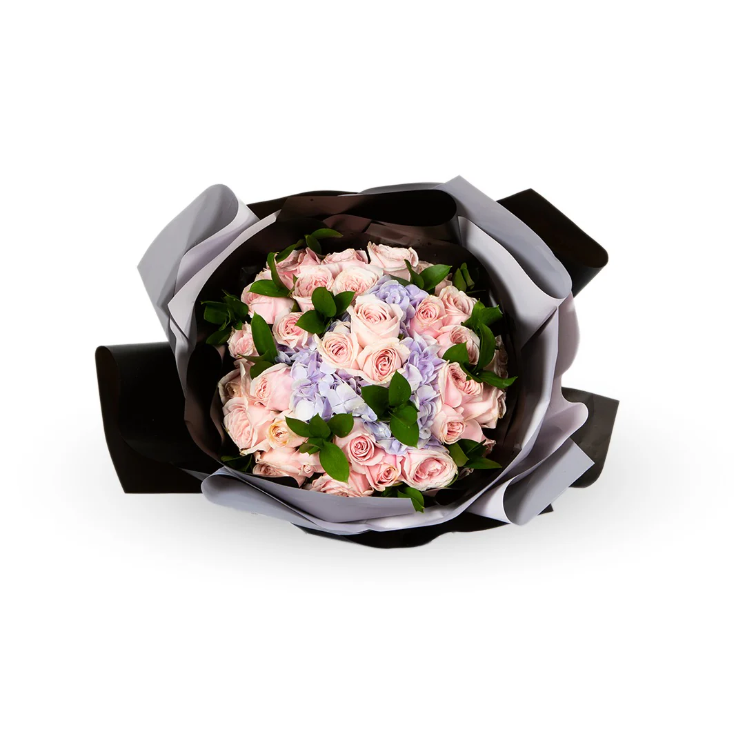 Dearest Hydrangea & Rose Bouquet - Image 3