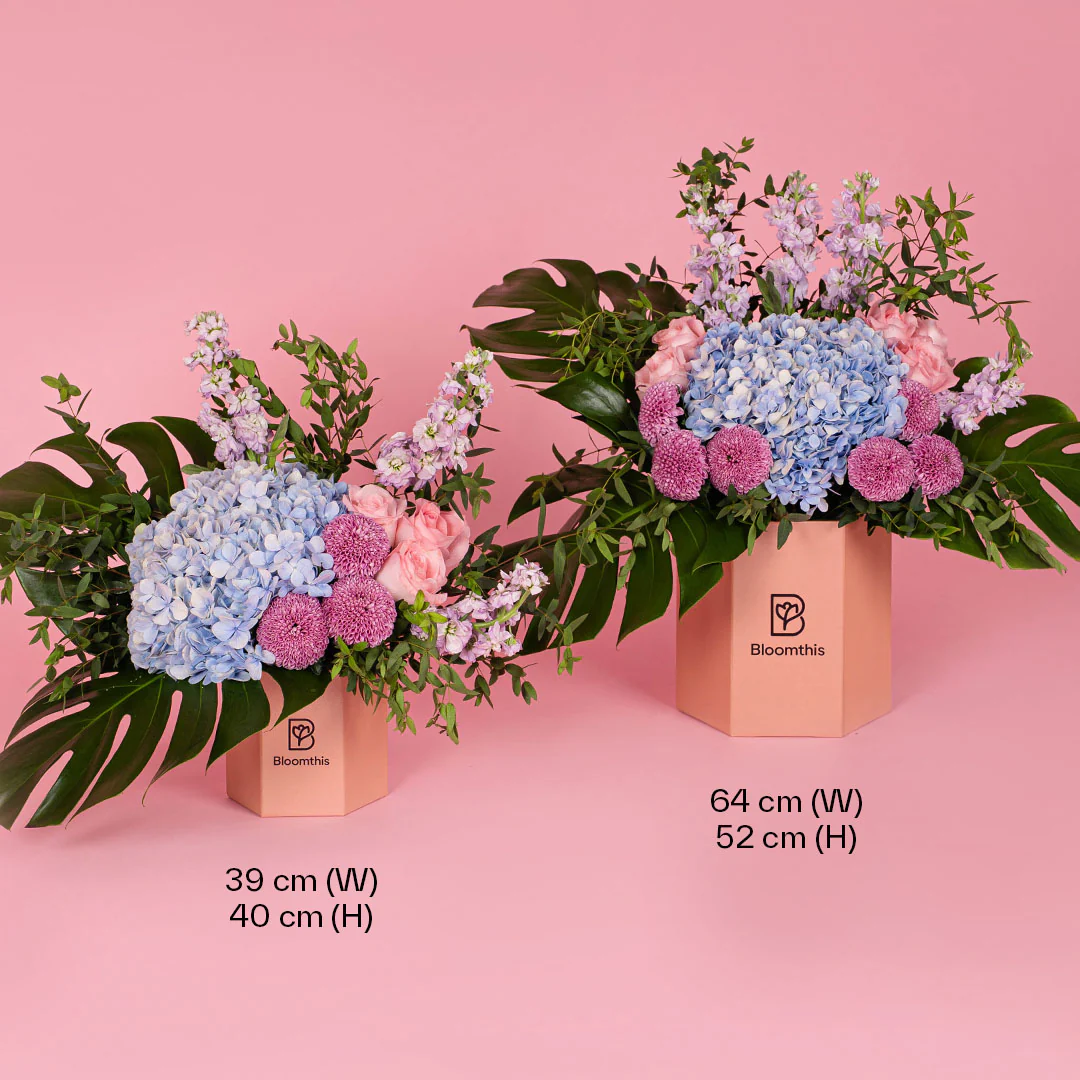 Diana Hydrangea & Rose Flower Box - Image 7