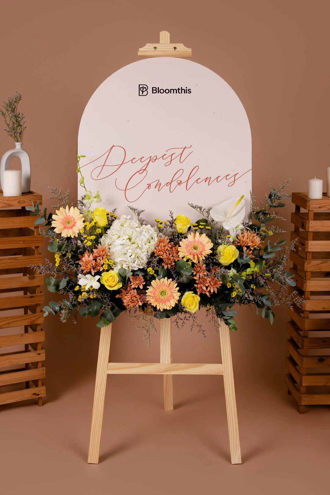 Elysian Condolence & Funeral Flower Stand
