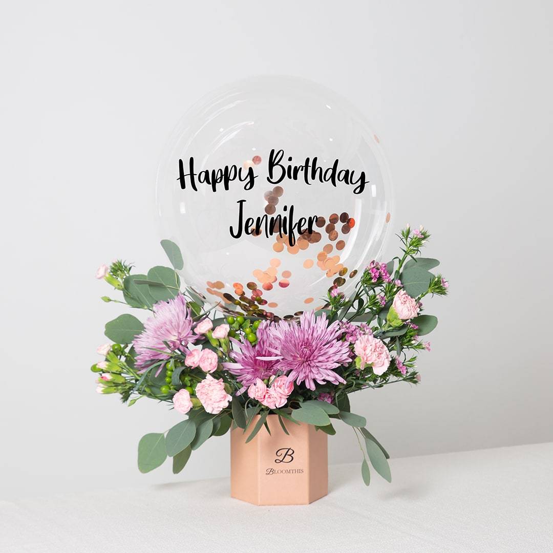 Evana Balloon Flower Box - Image 4