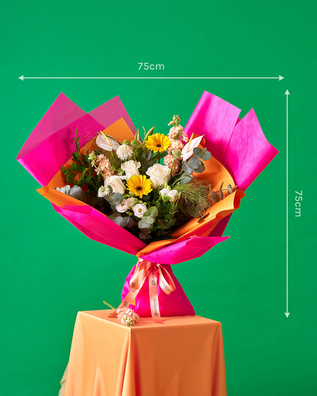 EXTRA white rose bouquet - Image 7