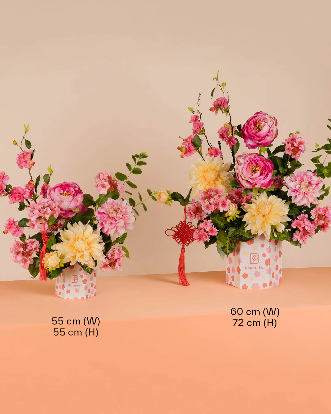 Flourishing Wealth Chinese New Year Artificial Flower Box 2026 - Image 9