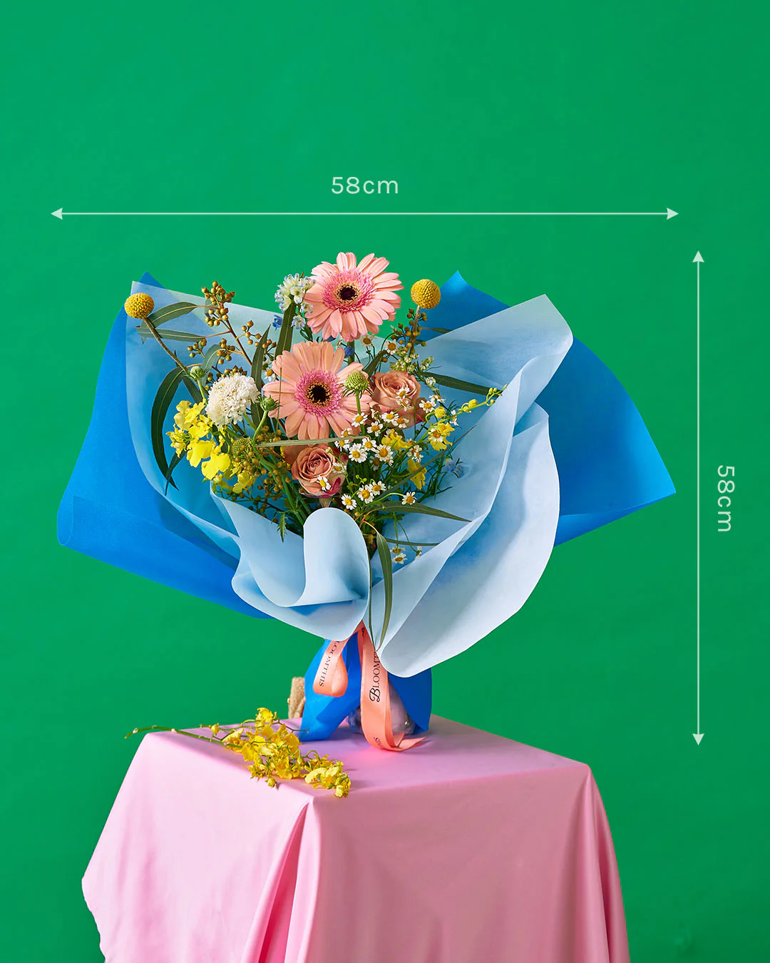 for the plot peach daisy bouquet - Image 9