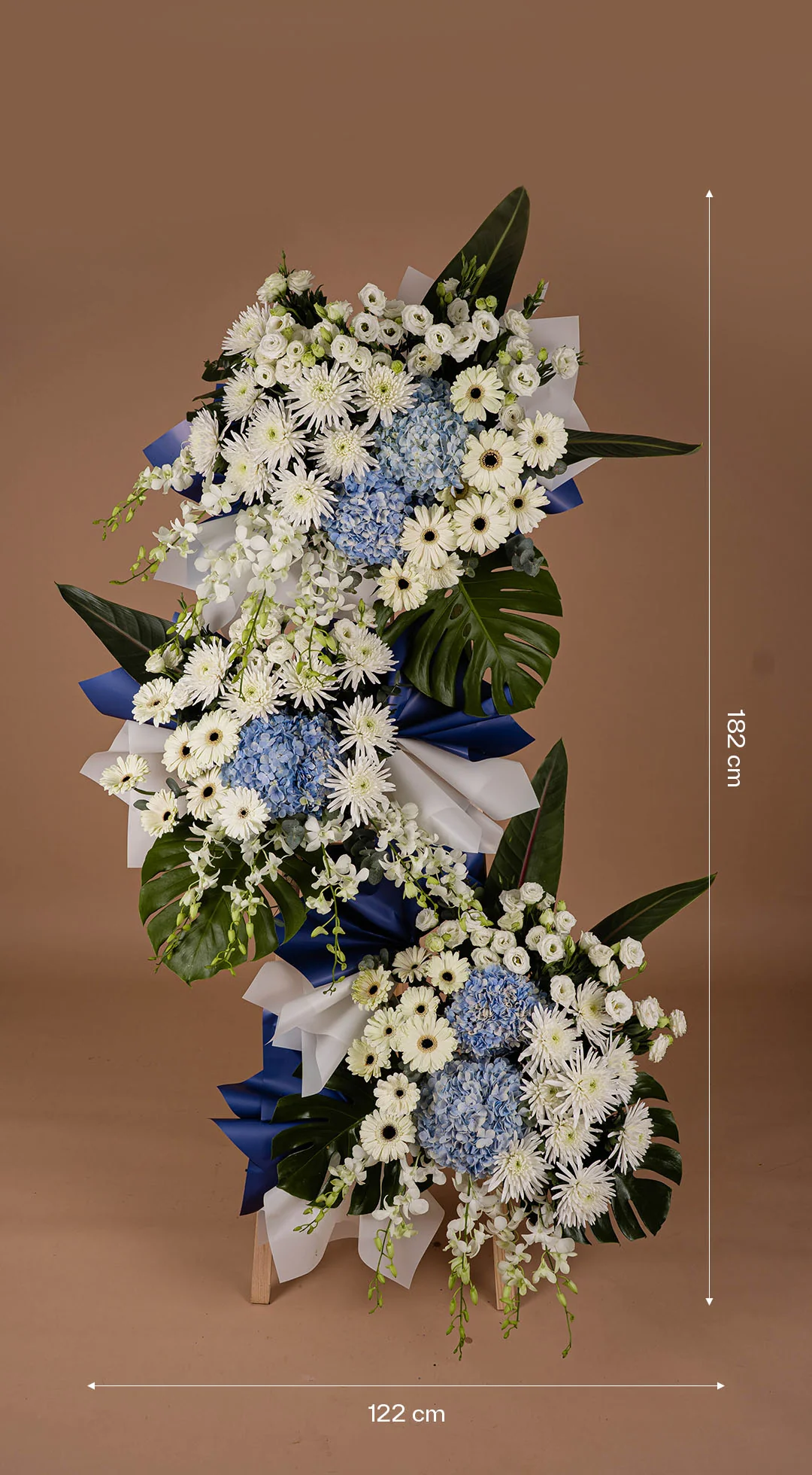 Galinios Premium 3-tier Condolence Flower Stand - Image 4