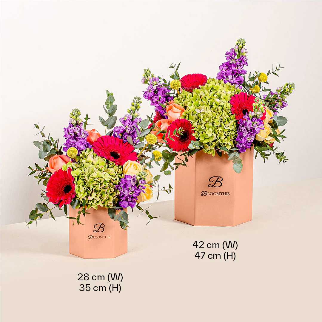Gloria Hydrangea & Gerbera Flower Box - Image 9