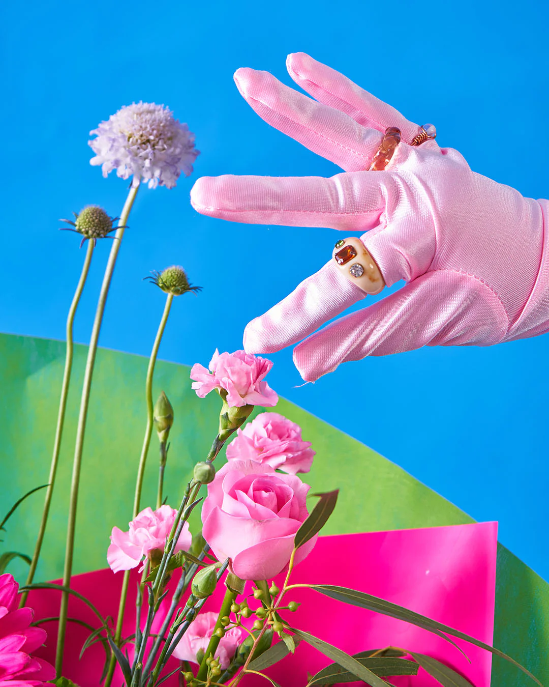 glow up pink tulip bouquet - Image 5