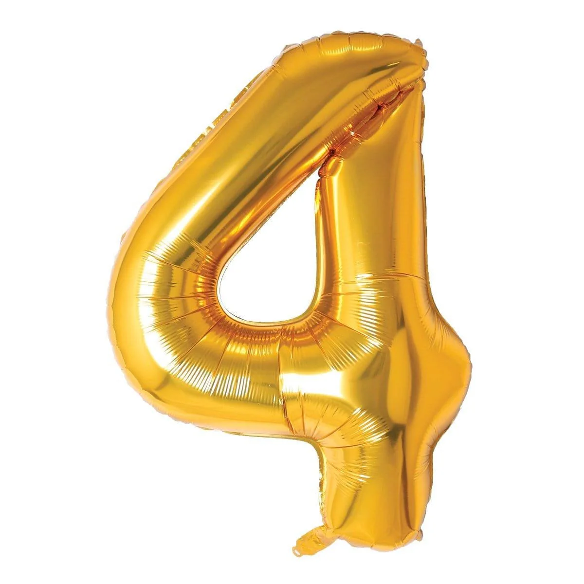 Gold Number 4 Foil Balloon (14 in)