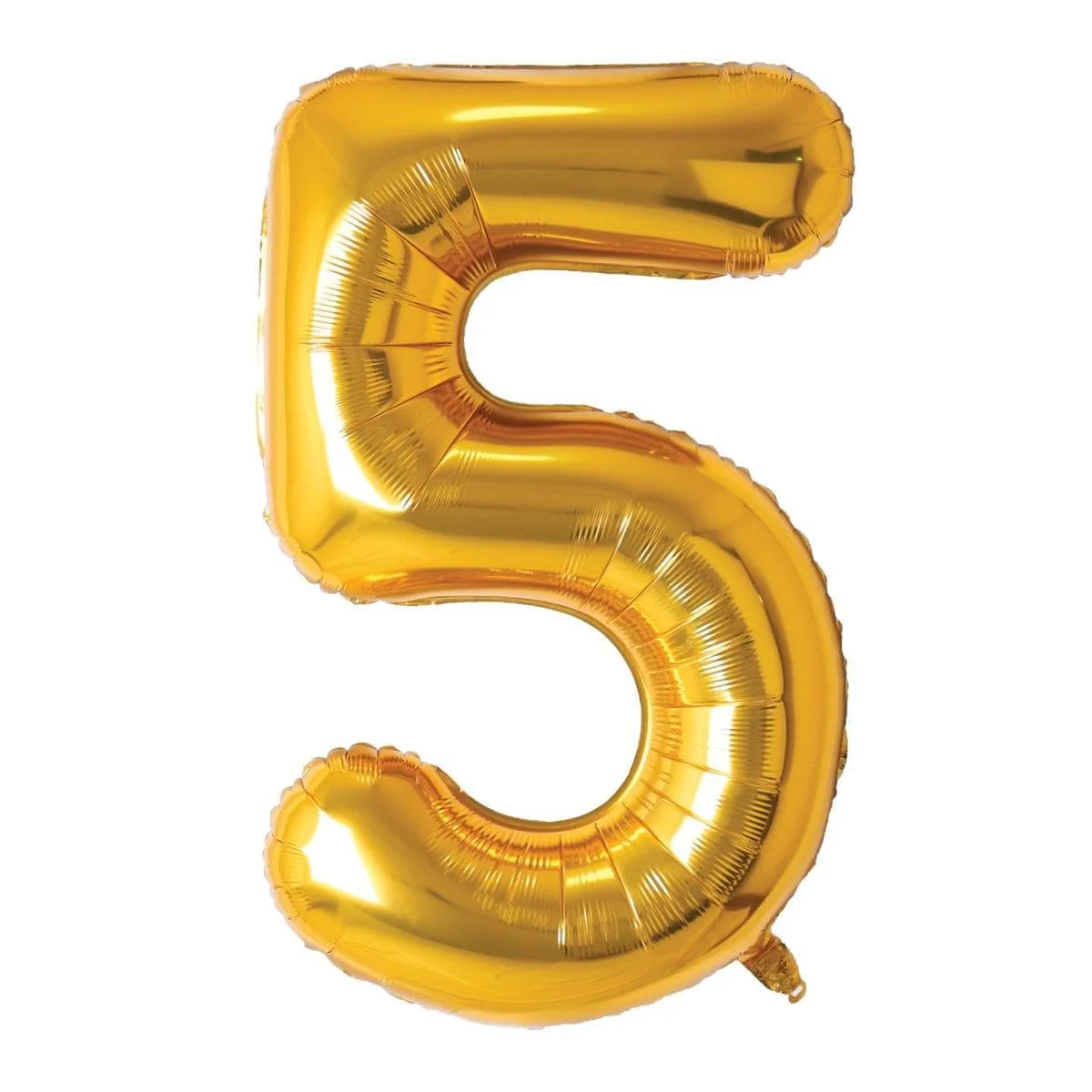 Gold Number 5 Foil Balloon (32 in)