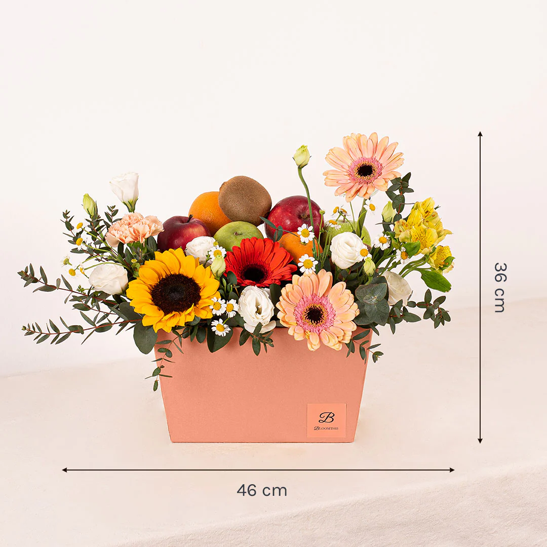 Hester Flowers & Fruit Basket - Image 5