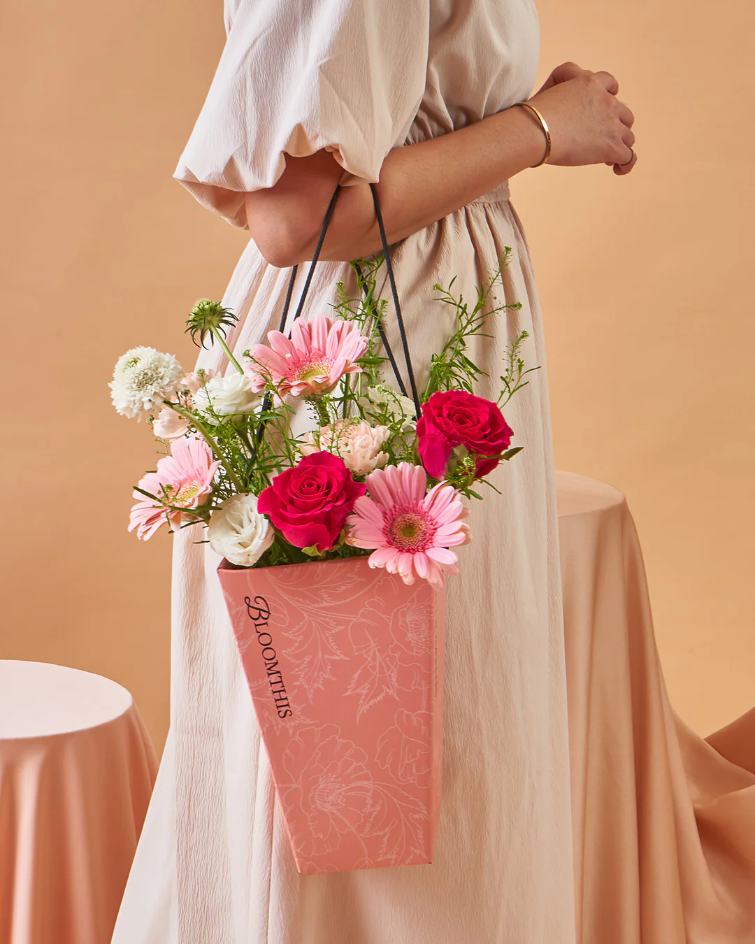 Imogen Pink Rose Mini BloomBag (MD) - Image 4
