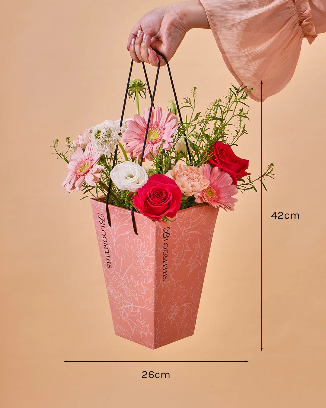 Imogen Pink Rose Mini BloomBag (MD) - Image 9
