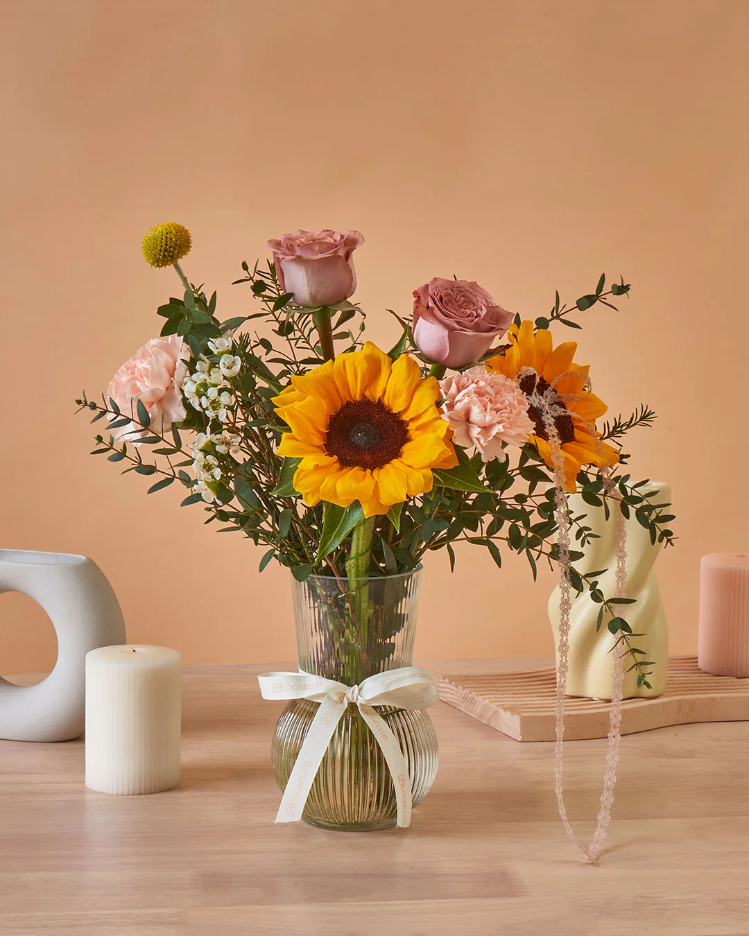 Iriana Yellow Sunflower & Rose Mini BloomBag (MD) - Image 7