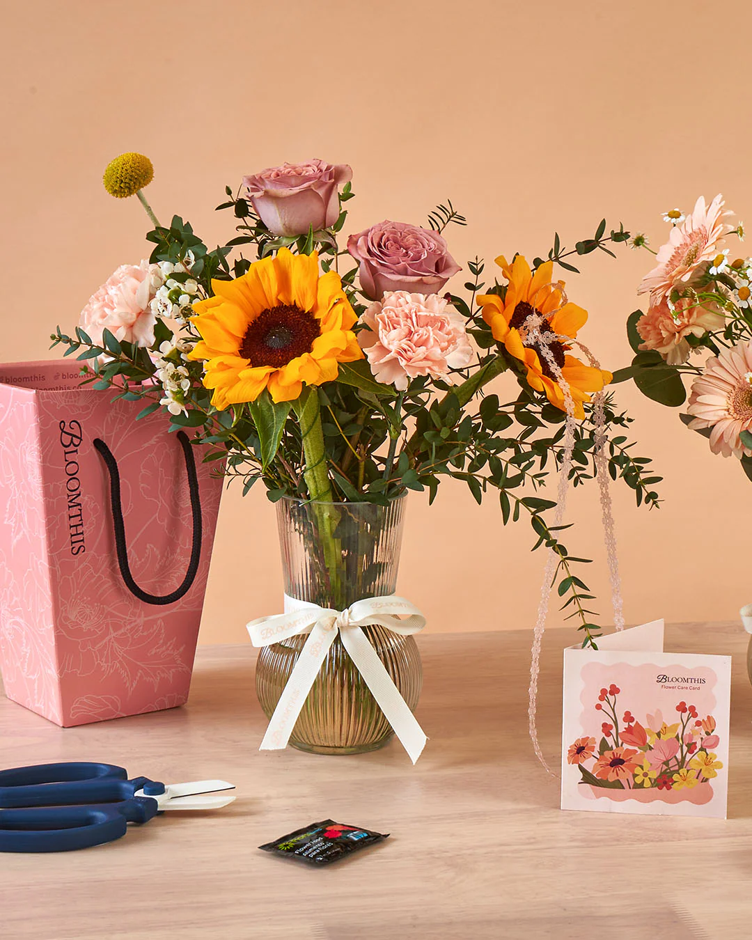 Iriana Yellow Sunflower & Rose Mini BloomBag (MDV) - Image 2