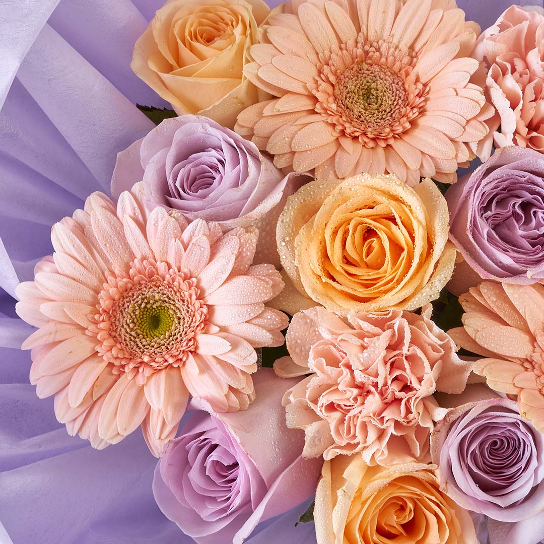 Ivonne Lilac Rose Petal Bouquet (MD) - Image 5